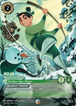 Mulan - Resourceful Recruit card