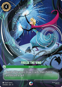 Freeze the Vine card