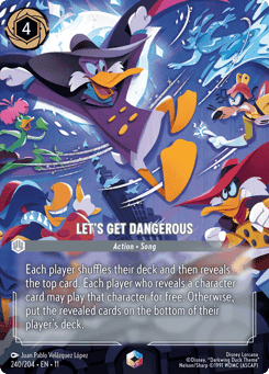 Let's Get Dangerous card
