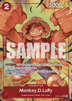 Monkey.D.Luffy card
