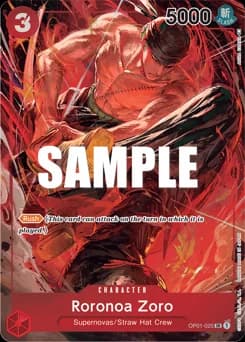 Roronoa Zoro card