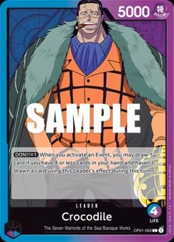 Crocodile card