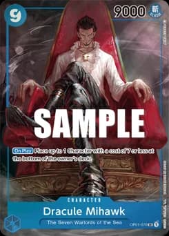 Dracule Mihawk card