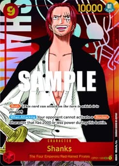Shanks card
