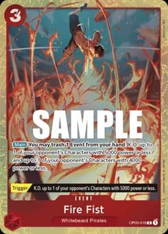 Fire Fist card