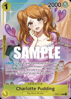 Charlotte Pudding card