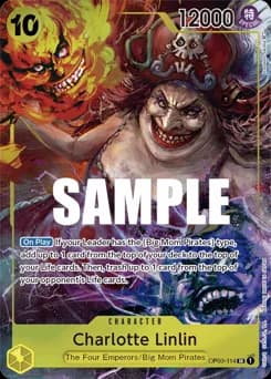 Charlotte Linlin card