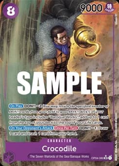 Crocodile card