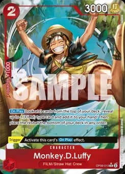 Monkey.D.Luffy card