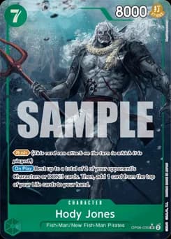 Hody Jones card