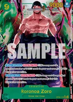 Roronoa Zoro card