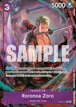 Roronoa Zoro card