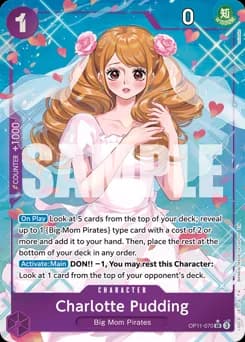 Charlotte Pudding card