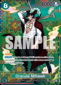 Dracule Mihawk card