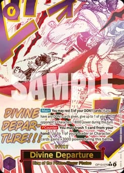Divine Departure card