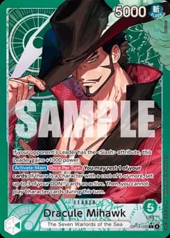 Dracule Mihawk card