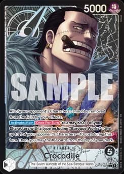 Crocodile card