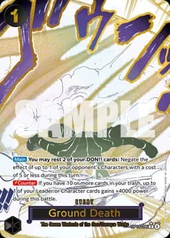 Ground Death card