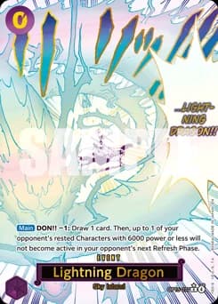 Lightning Dragon card