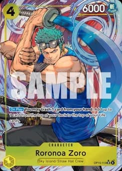 Roronoa Zoro card