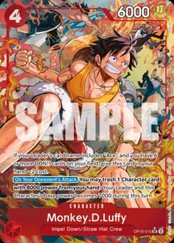 Monkey.D.Luffy card