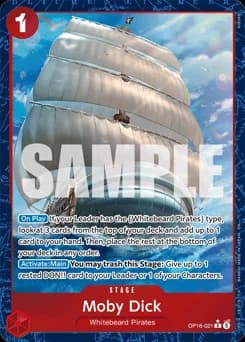 Moby Dick card