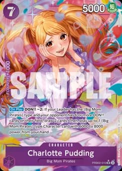 Charlotte Pudding card