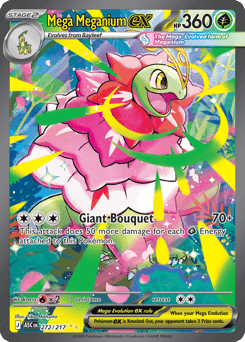 Mega Meganium ex card