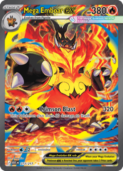 Mega Emboar ex card