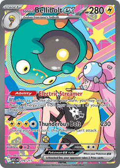 Iono's Bellibolt ex card