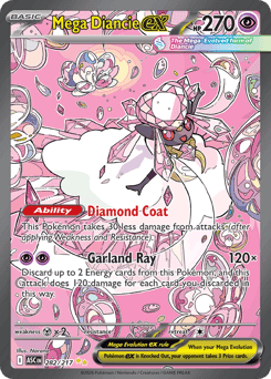 Mega Diancie ex card