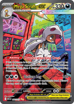 Mega Scrafty ex card