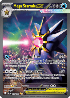 Mega Starmie ex card