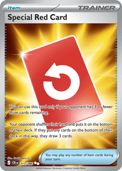 Special Red Card card