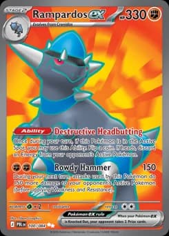 Rampardos ex card