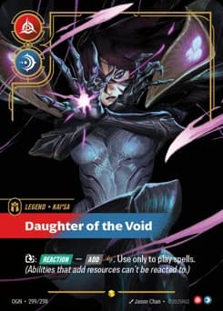 Daughter Of The Void card