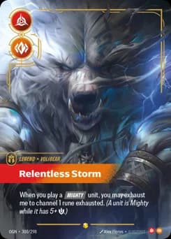 Relentless Storm card