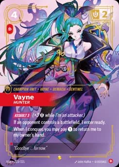 Vayne, Hunter card