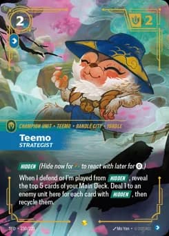 Teemo, Strategist card
