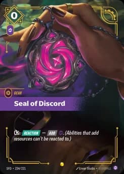 Seal Of Discord card