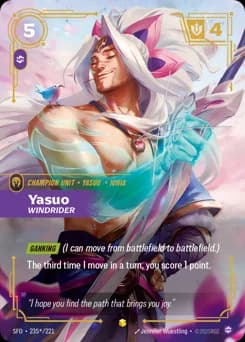 Yasuo, Windrider card
