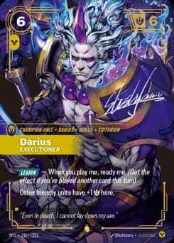 Darius, Executioner card