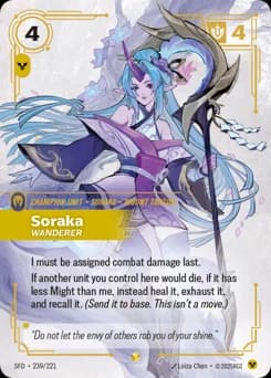 Soraka, Wanderer card