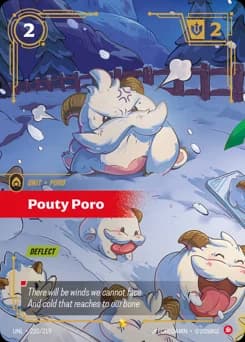 Pouty Poro card