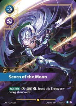 Scorn Of The Moon card