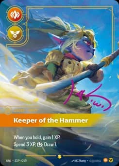 Keeper Of The Hammer card