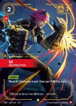 Vi, Destructive card