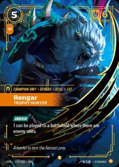 Rengar, Trophy Hunter card
