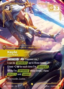 Kayle, Justified card