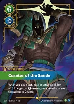 Curator Of The Sands card